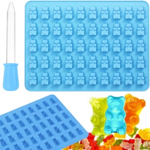 Silikonowa forma, foremka na żelki, czekoladki, lód Misie Miśki z Pipetą