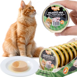 Karma mokra dla kota Pasztet z Królika i Babki Delicious Pâté UniQ Pets 8x30g