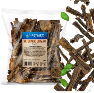 Przysmak, naturalny gryzak dla psa Suszone Żwacze Wielbłąda Petmex 1kg