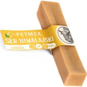Przysmak, gryzak dla psa Ser Himalajski z dodatkiem Banana Petmex roz. M