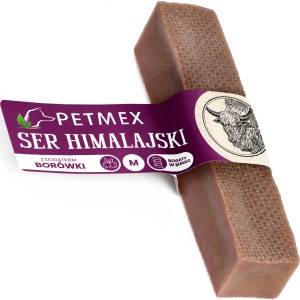 Przysmak, gryzak dla psa Ser Himalajski z dodatkiem Borówki Petmex roz. M