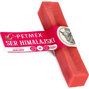 Przysmak, gryzak dla psa Ser Himalajski z dodatkiem Maliny Petmex roz. M