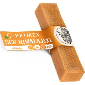 Przysmak, gryzak dla psa Ser Himalajski z dodatkiem Mango Petmex roz. M