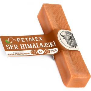 Przysmak, gryzak dla psa Ser Himalajski z Masłem Orzechowym Petmex roz. M