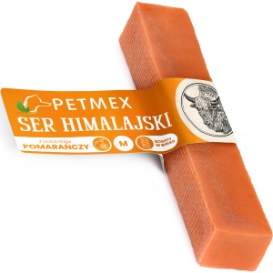 Przysmak, gryzak dla psa Ser Himalajski z dodatkiem Pomarańczy Petmex roz.M