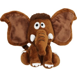 Zabawka pluszowa dla psa z piszczałką Mamut Squeakies Brązowy UniQ Pets