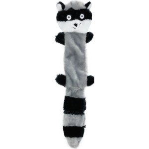 Zabawka pluszowa, szarpak dla psa z piszczałką Szop Squeakies UniQ Pets