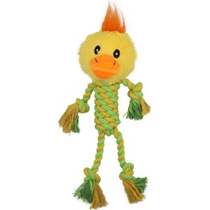 Zabawka pluszowa, szarpak dla psa z piszczałką Kaczka Ropy UniQ Pets