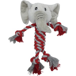 Zabawka pluszowa, szarpak dla psa z piszczałką Słoń Ropy UniQ Pets