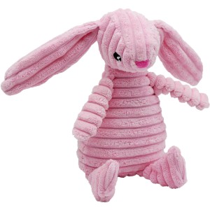 Zabawka pluszowa dla psa z piszczałką Królik Squeakies Róż UniQ Pets