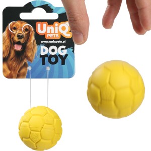 Zabawka, piłka dla psa Soccer SPORTY Żółta o zapachu Wanilii UniQ Pets