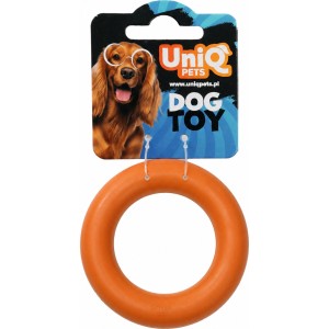 Zabawka, ringo dla psa SPORTY Pomarańczowe o zapachu Wanilii 9cm UniQ Pets
