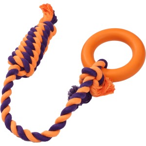 Zabawka, szarpak dla psa Ringo Na Sznurku Ropy Pomarańczowe UniQ Pets