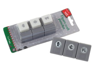 Dziurkacz do wycinania konfetti 3 szt. wzór II