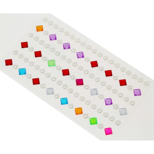 Naklejki dekoracyjne kryształki, perełki I, Wzór 6