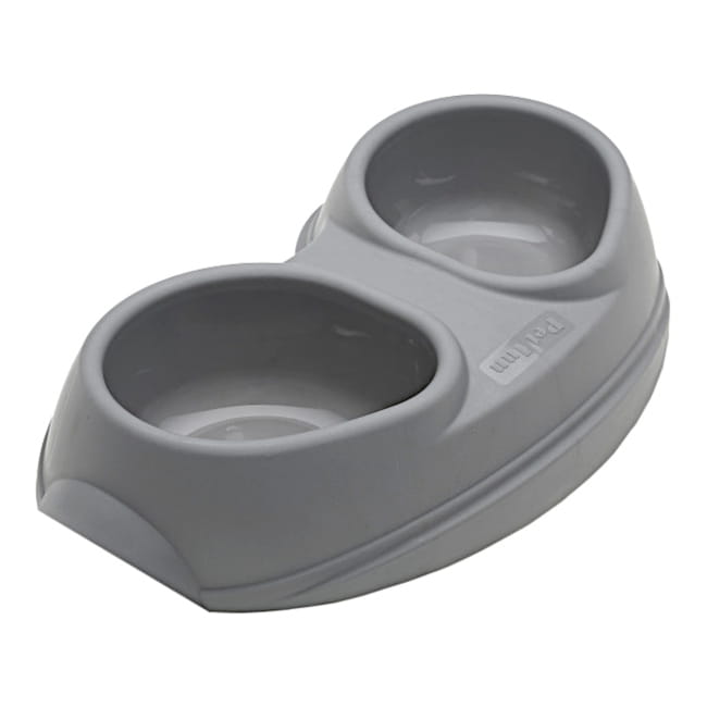 Miska Comfy dla psa, kota, 2x200ml Szara