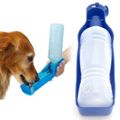 Butelka, bidon na wodę z miską dla psa 500ml Comfy