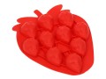 Silikonowa forma na lód, foremka do lodu Truskawki